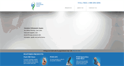 Desktop Screenshot of canortho.com